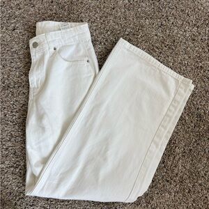 Dazy Wide Leg white jeans